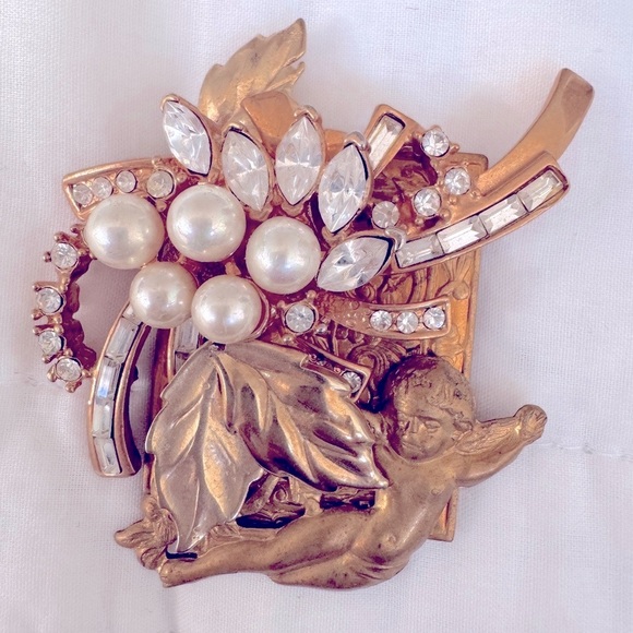 Vintage handmade, one of a kind 80’s brooch - Picture 2 of 4